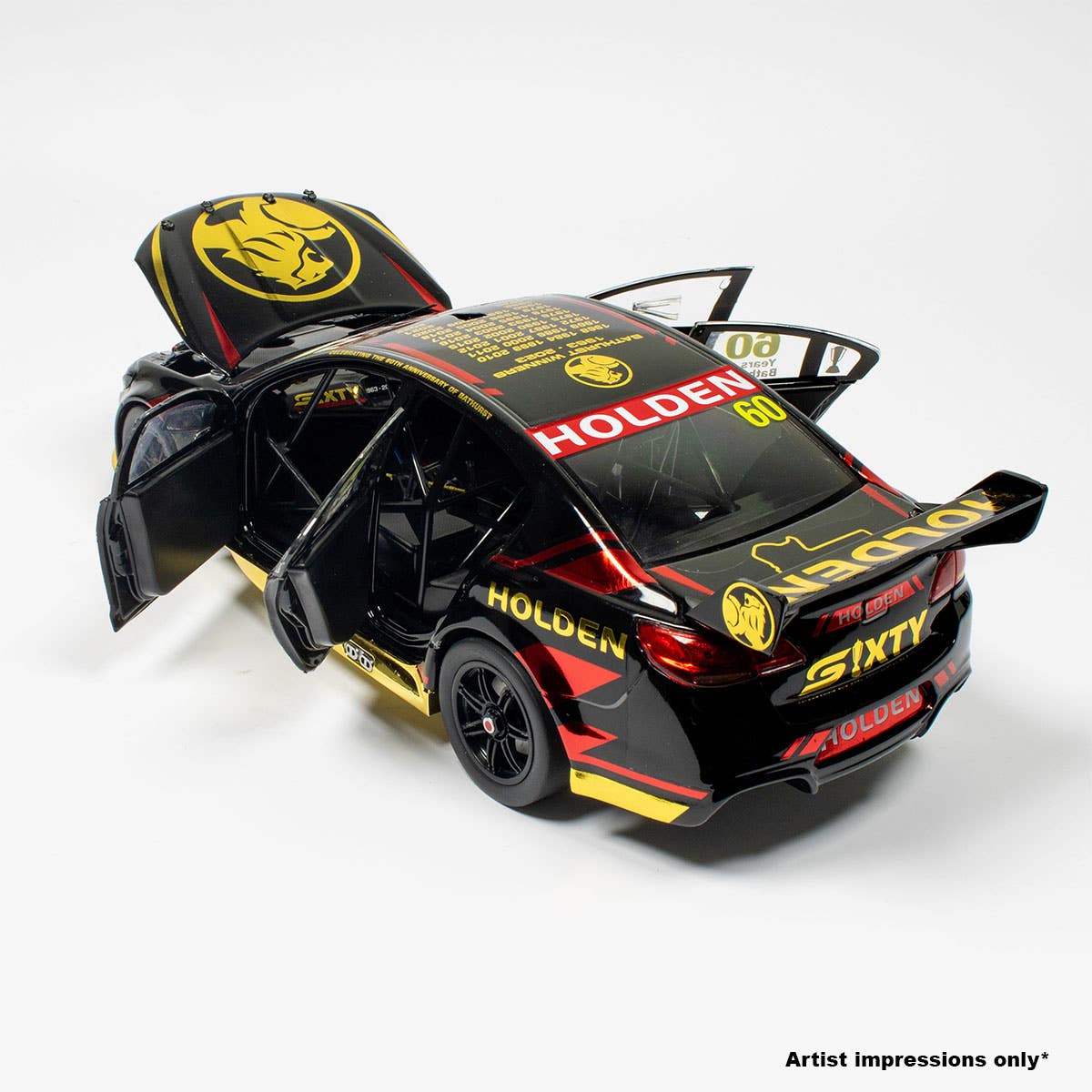 2023 BATHURST 1000 - HOLDEN COMMODORE VF V8 SUPERCAR - 60th ANNIVERSARY OF THE BATHURST GREAT RACE - SPECIAL LIMITED EDITION - 1:18 Scale Diecast Model Car - Image 15