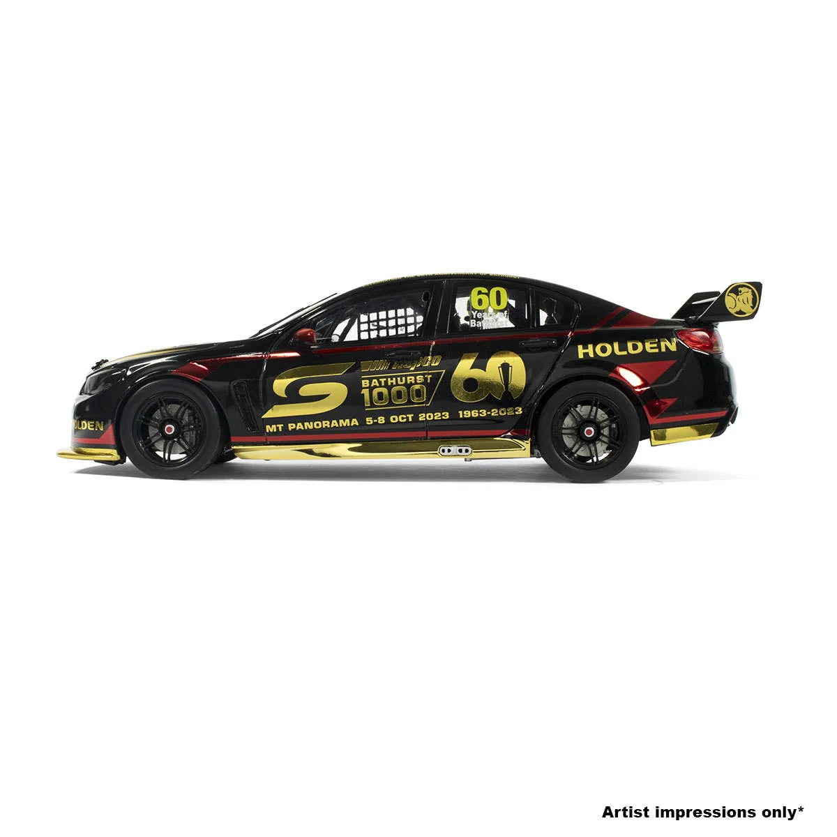 2023 BATHURST 1000 - HOLDEN COMMODORE VF V8 SUPERCAR - 60th ANNIVERSARY OF THE BATHURST GREAT RACE - SPECIAL LIMITED EDITION - 1:18 Scale Diecast Model Car - Image 3