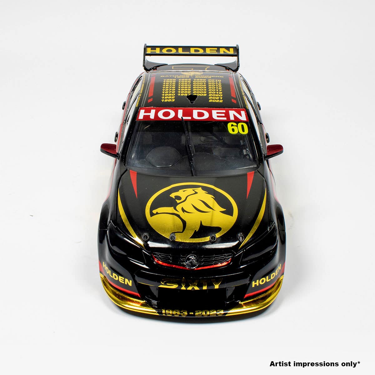 2023 BATHURST 1000 - HOLDEN COMMODORE VF V8 SUPERCAR - 60th ANNIVERSARY OF THE BATHURST GREAT RACE - SPECIAL LIMITED EDITION - 1:18 Scale Diecast Model Car - Image 5