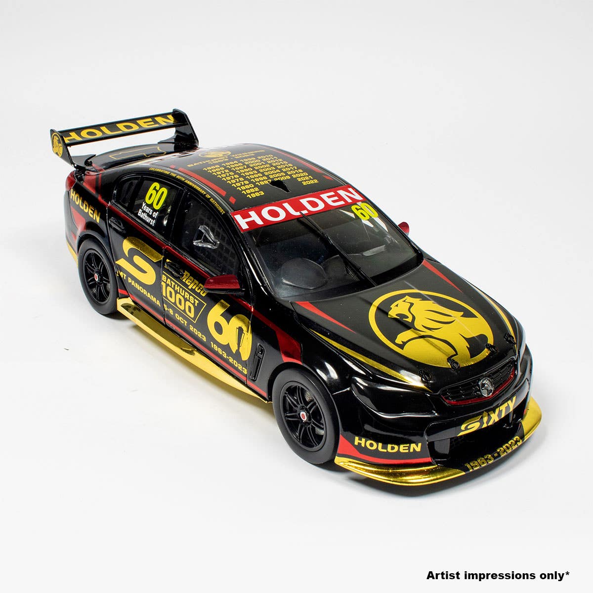2023 BATHURST 1000 - HOLDEN COMMODORE VF V8 SUPERCAR - 60th ANNIVERSARY OF THE BATHURST GREAT RACE - SPECIAL LIMITED EDITION - 1:18 Scale Diecast Model Car - Image 6