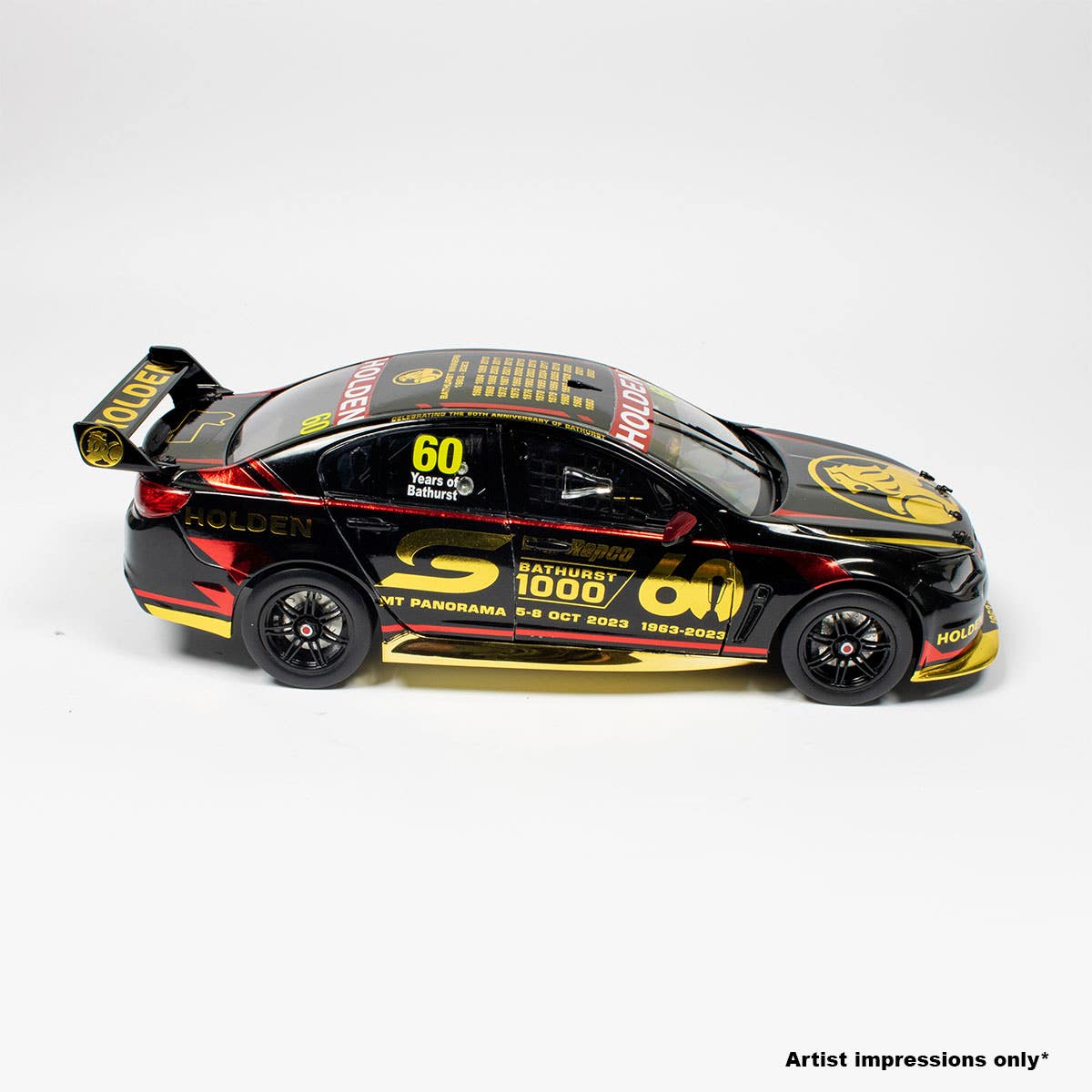 2023 BATHURST 1000 - HOLDEN COMMODORE VF V8 SUPERCAR - 60th ANNIVERSARY OF THE BATHURST GREAT RACE - SPECIAL LIMITED EDITION - 1:18 Scale Diecast Model Car - Image 7