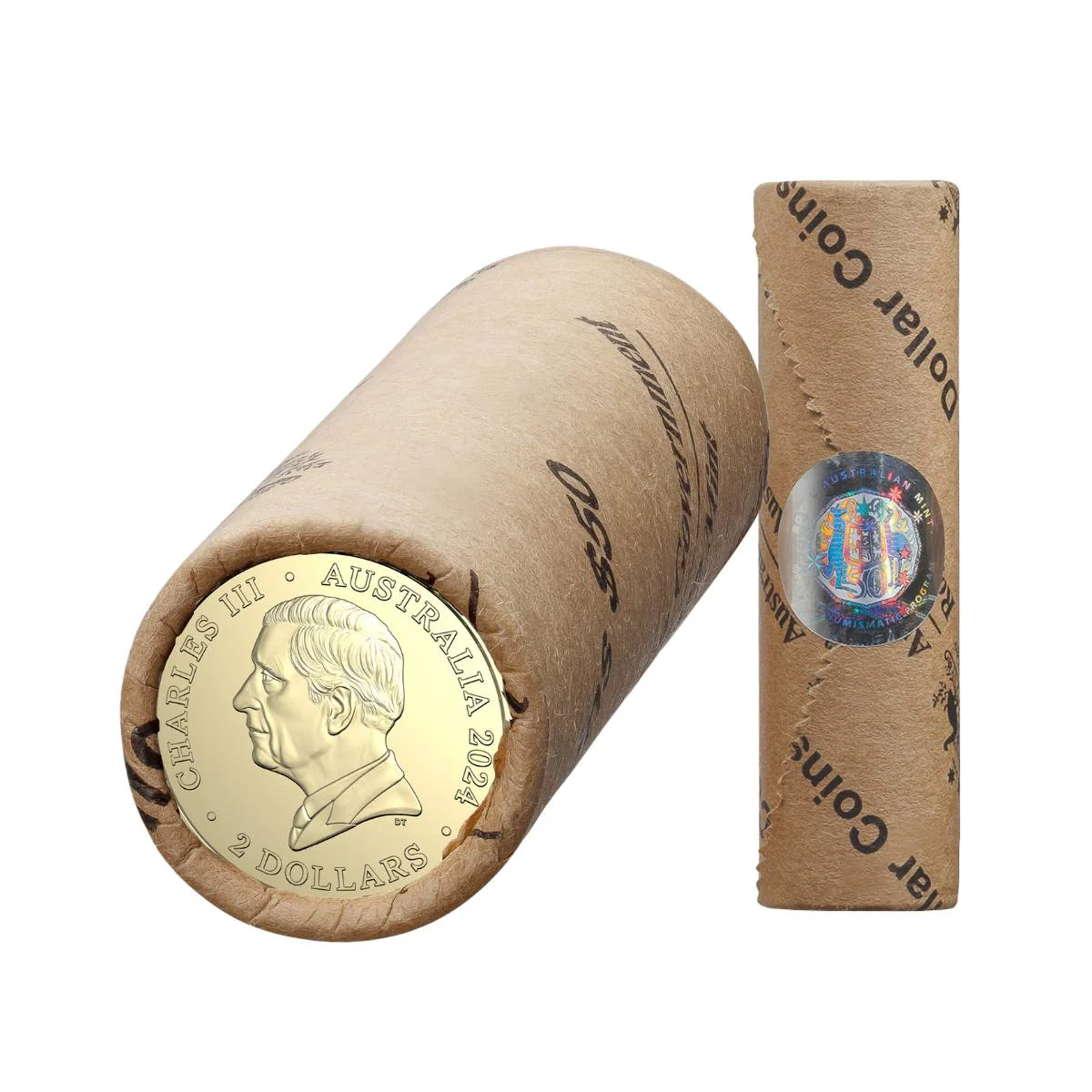 Australia War Animals Remembrance 2024 $2 Aluminium-Bronze Uncirculated 25-Coin RAM Roll - Image 2