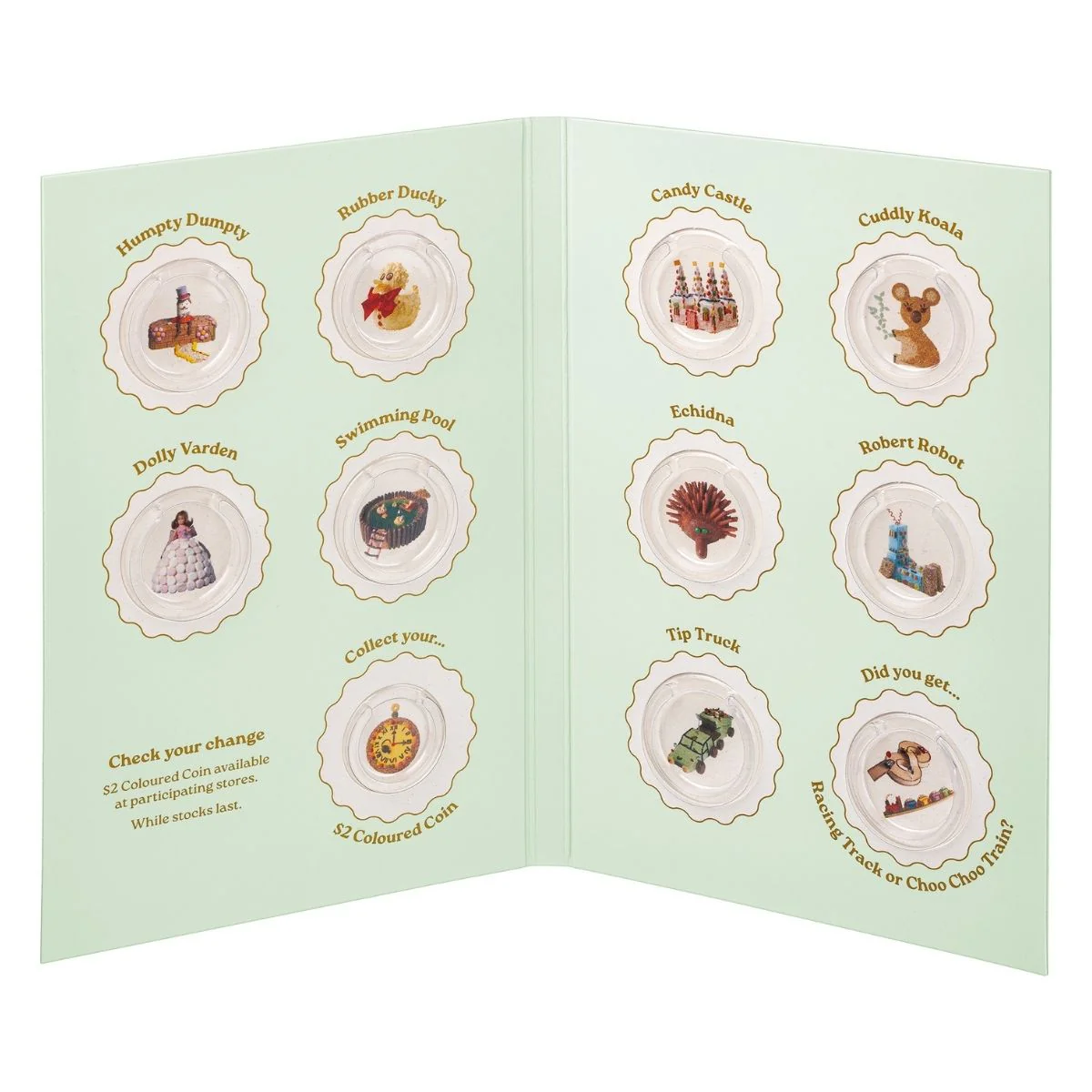 Australia Women's Weekly Birthday Cake 2025 $1 Aluminium-Bronze Uncirculated 10-Coin Collection - Image 3