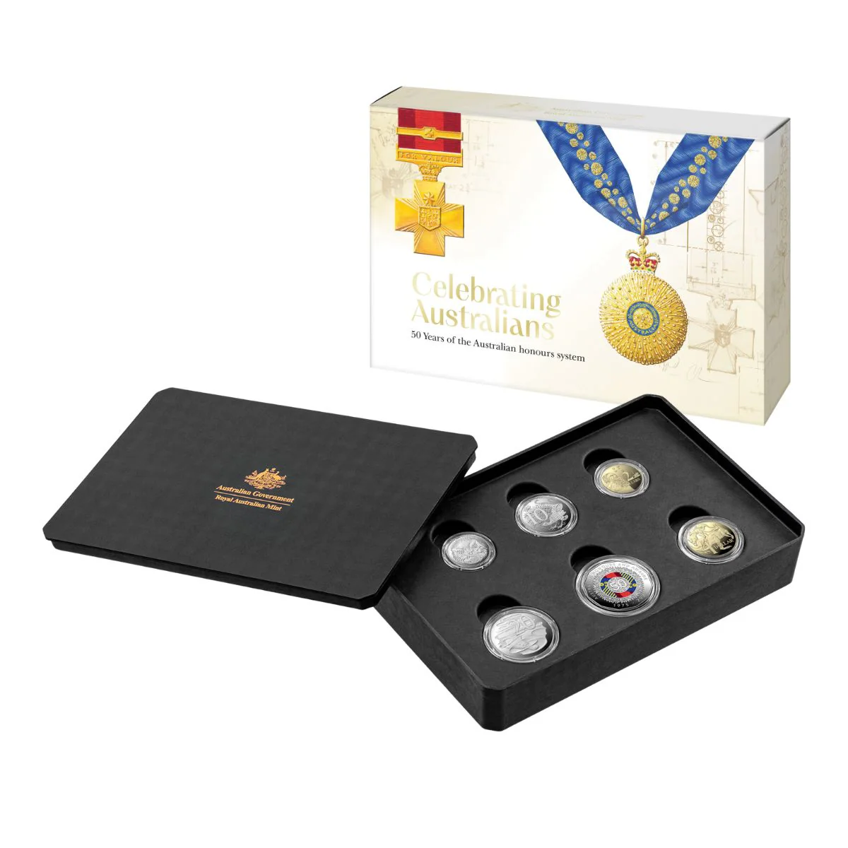 Australian Honours System 50th Anniversary 2025 6-Coin Proof Set