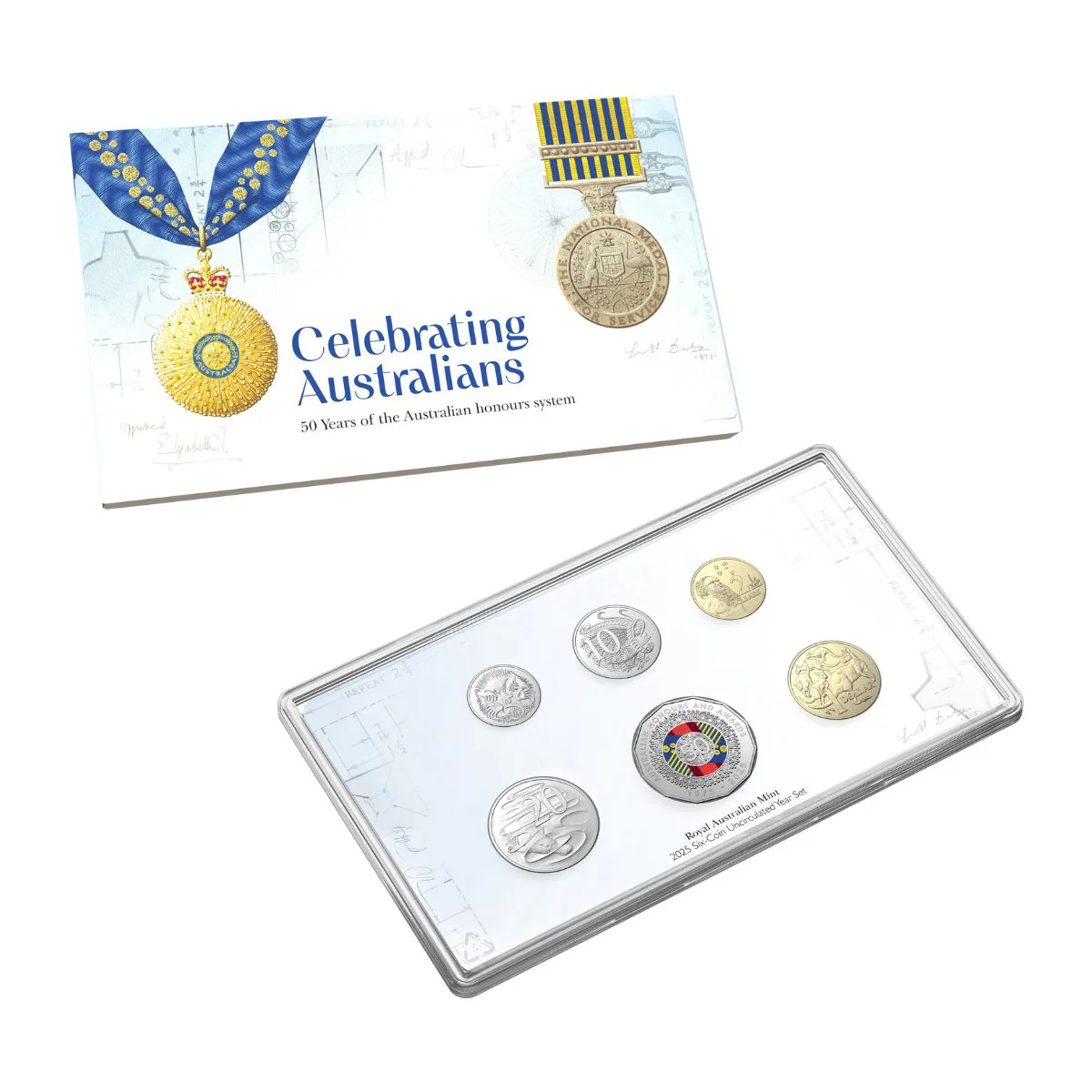 Australian Honours System 50th Anniversary 2025 6-Coin Mint Set