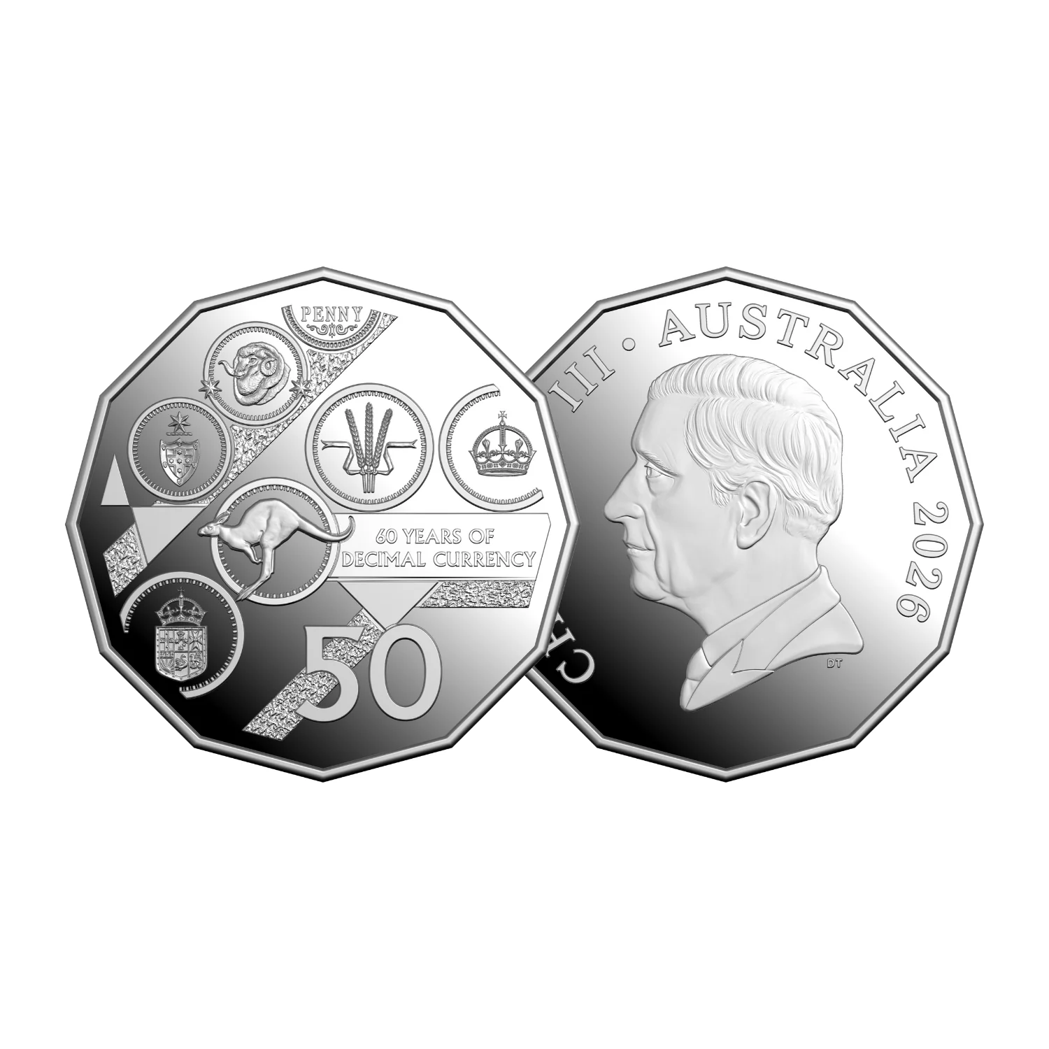 Australia Decimal Currency 60th Anniversary 2026 6-Coin Proof Set - Image 2