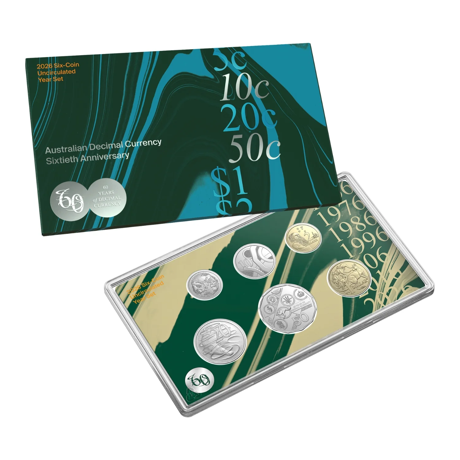 Australia Decimal Currency 60th Anniversary 2026 6-Coin Mint Set - Image 9
