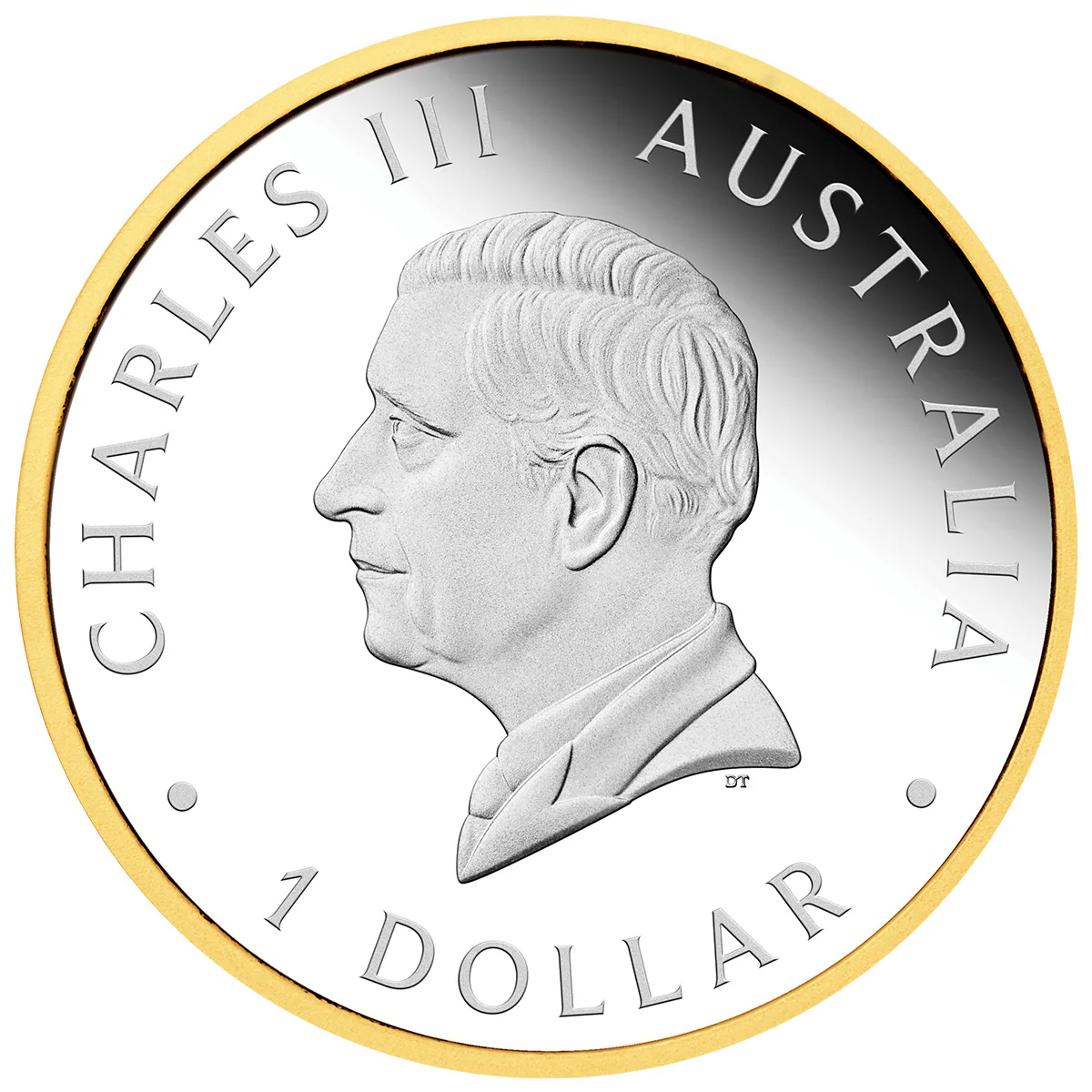 Australia Gold Nugget Program 40th Anniversary 2026 $1 Gold-plated 1oz Silver Proof Coin - Image 2