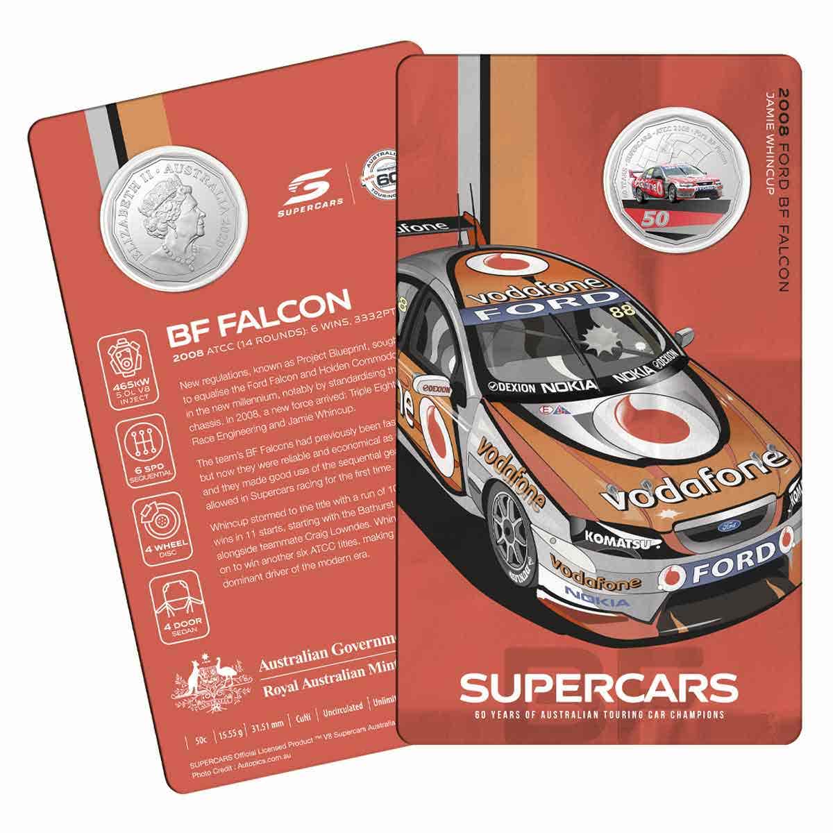 60 Years of Australian Supercars 2020 50c Uncirculated 9-Coin Collection - Image 8