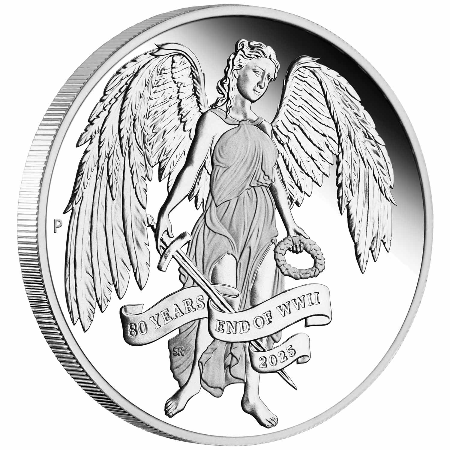 Australia End of WWII 80th Anniversary 2025 $1 Winged Victory 1oz Silver Proof Coin