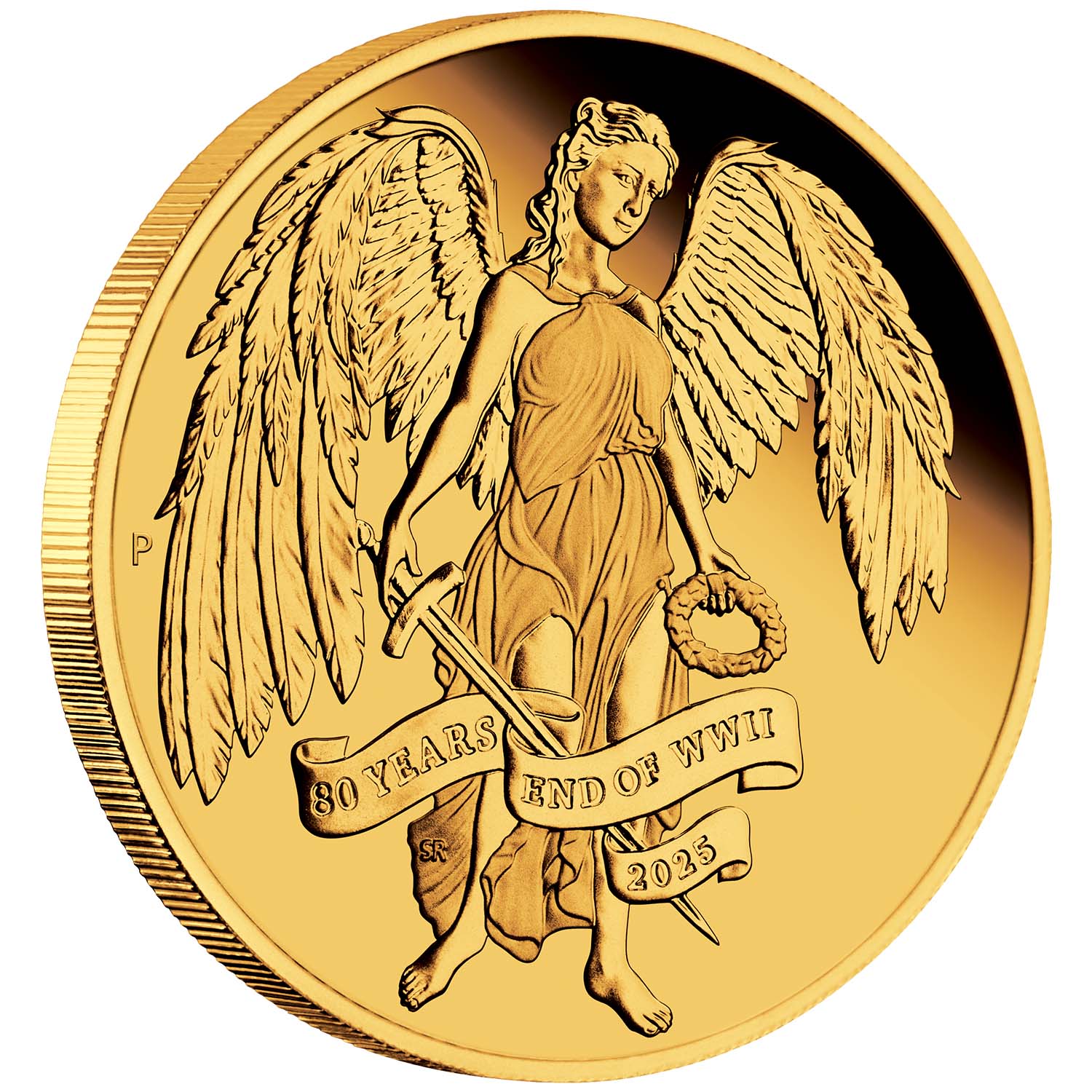 Australia End of WWII 80th Anniversary 2025 $100 Winged Victory 1oz Gold Proof Coin