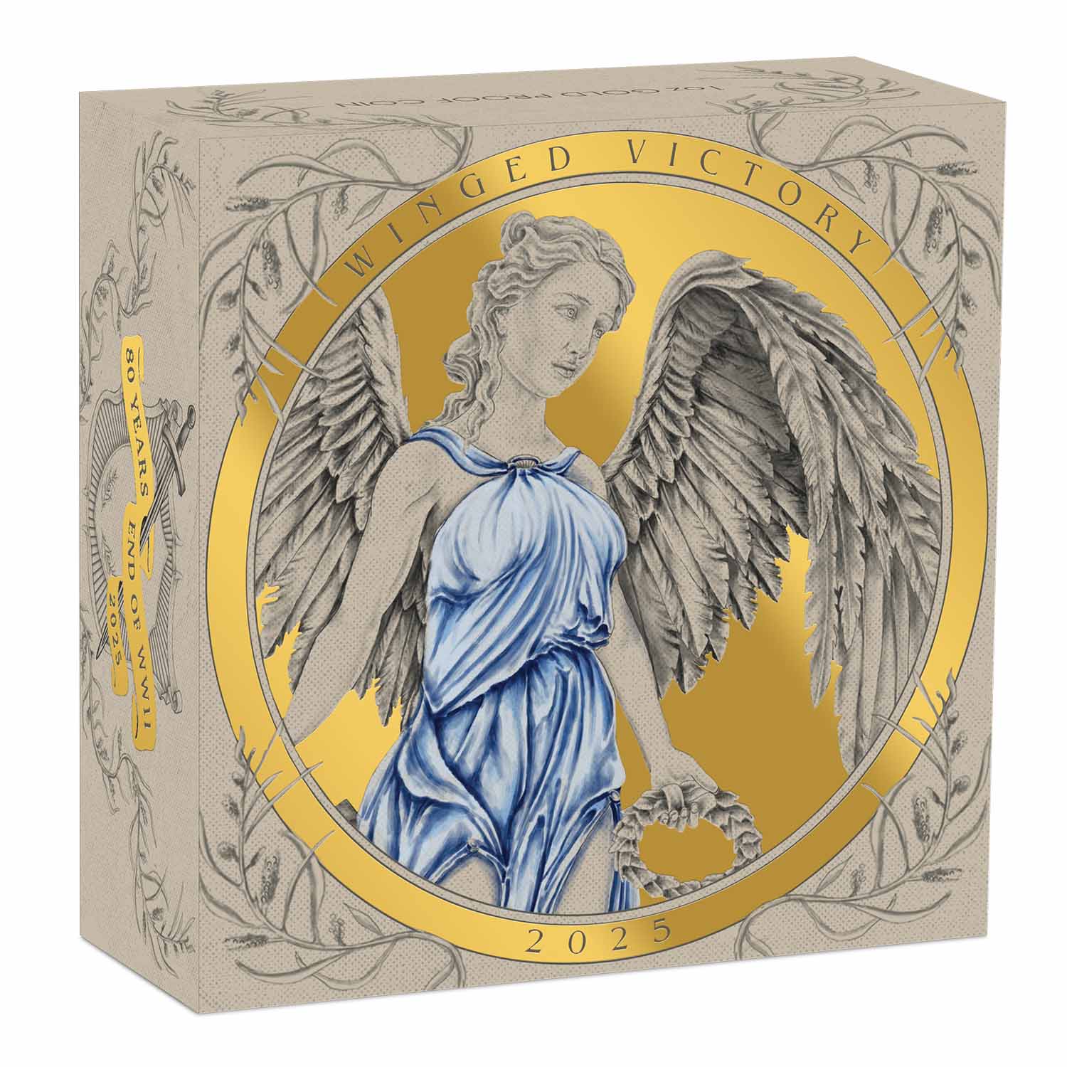 Australia End of WWII 80th Anniversary 2025 $100 Winged Victory 1oz Gold Proof Coin - Image 4