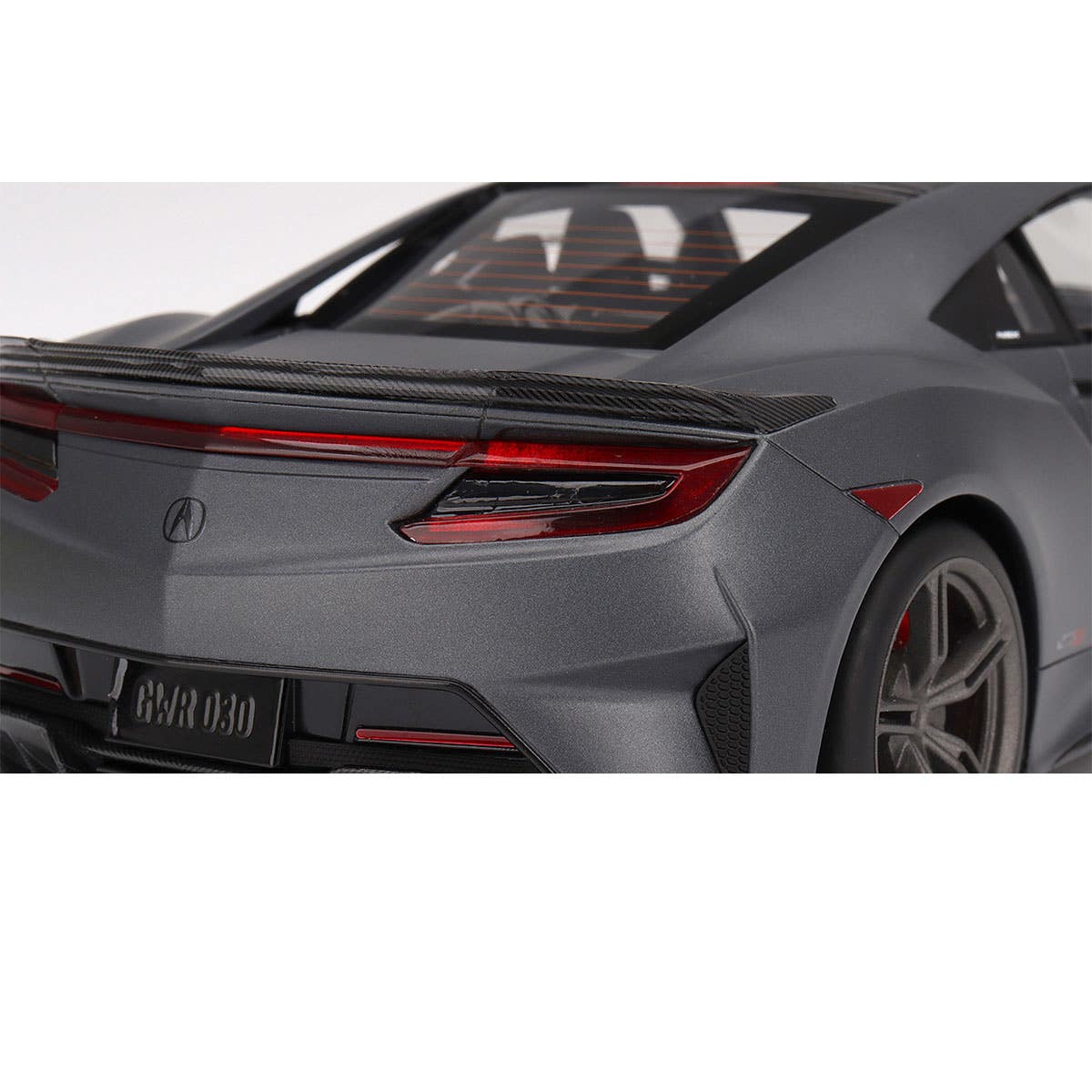Acura NSX Type S 2022 Gotham Gray Matte - 1:18 Scale Resin Model Car - Image 6
