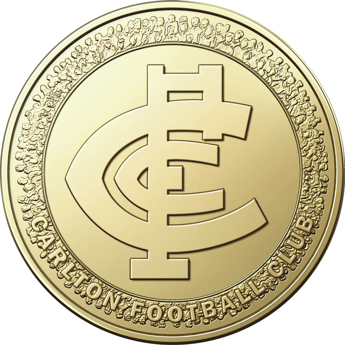 AFL Carlton Blues 2023 $1 Aluminium-Bronze Uncirculated Coin - Image 2