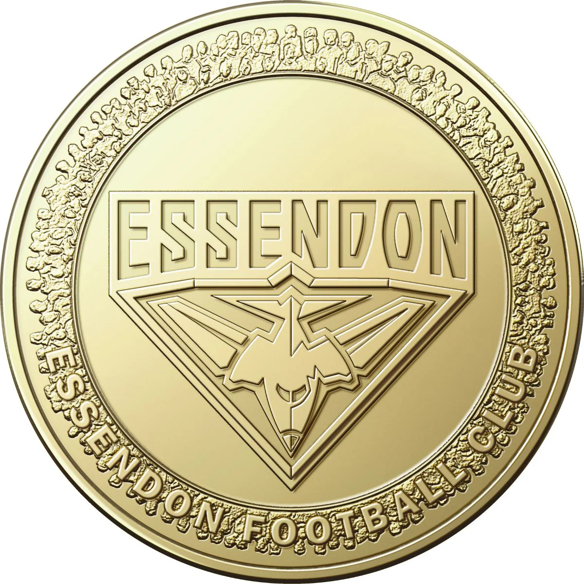 AFL Essendon Bombers 2023 $1 Aluminium-Bronze Uncirculated Coin x10 - Image 2