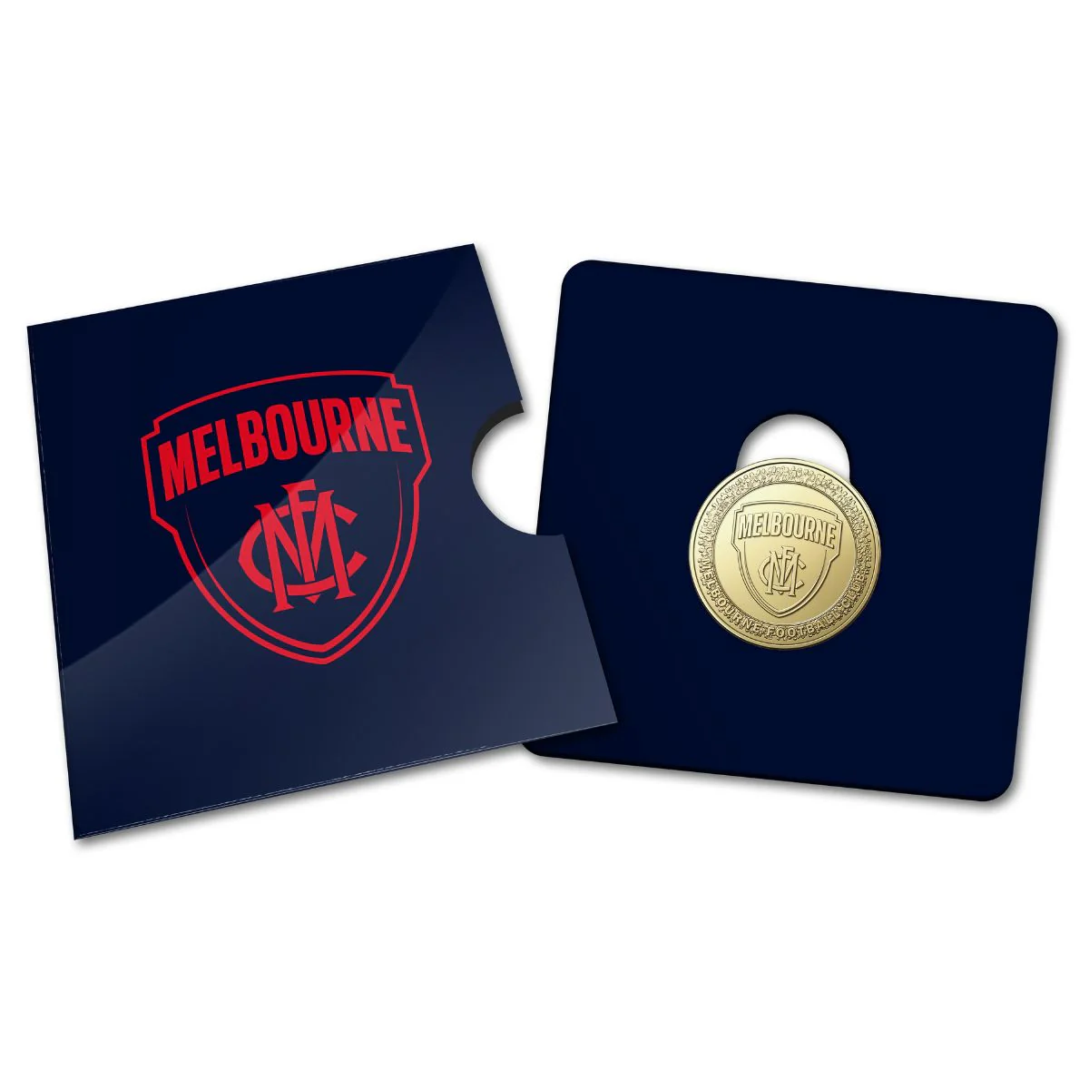 Australia AFL Melbourne Demons 2023 $1 Aluminium-Bronze Uncirculated Coin
