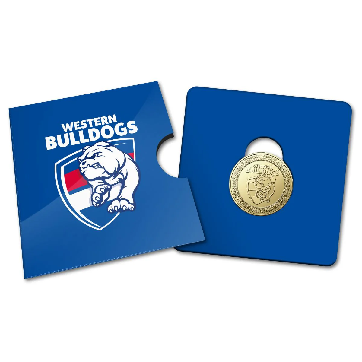 AFL Western Bulldogs 2023 $1 Aluminium-Bronze Uncirculated Coin x10