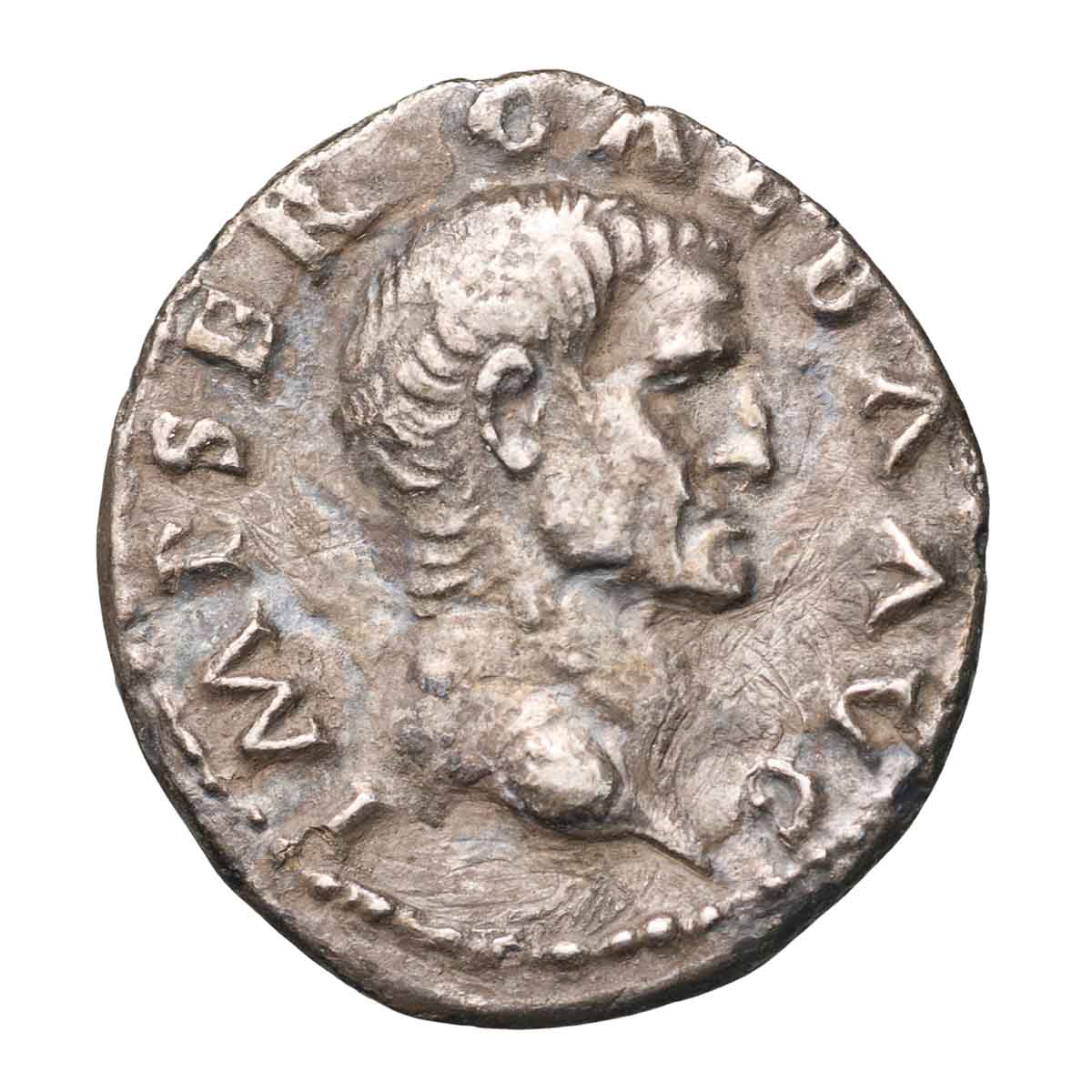 Ancient Rome Galba 68-69AD Silver Denarius good Very Fine - Image 2