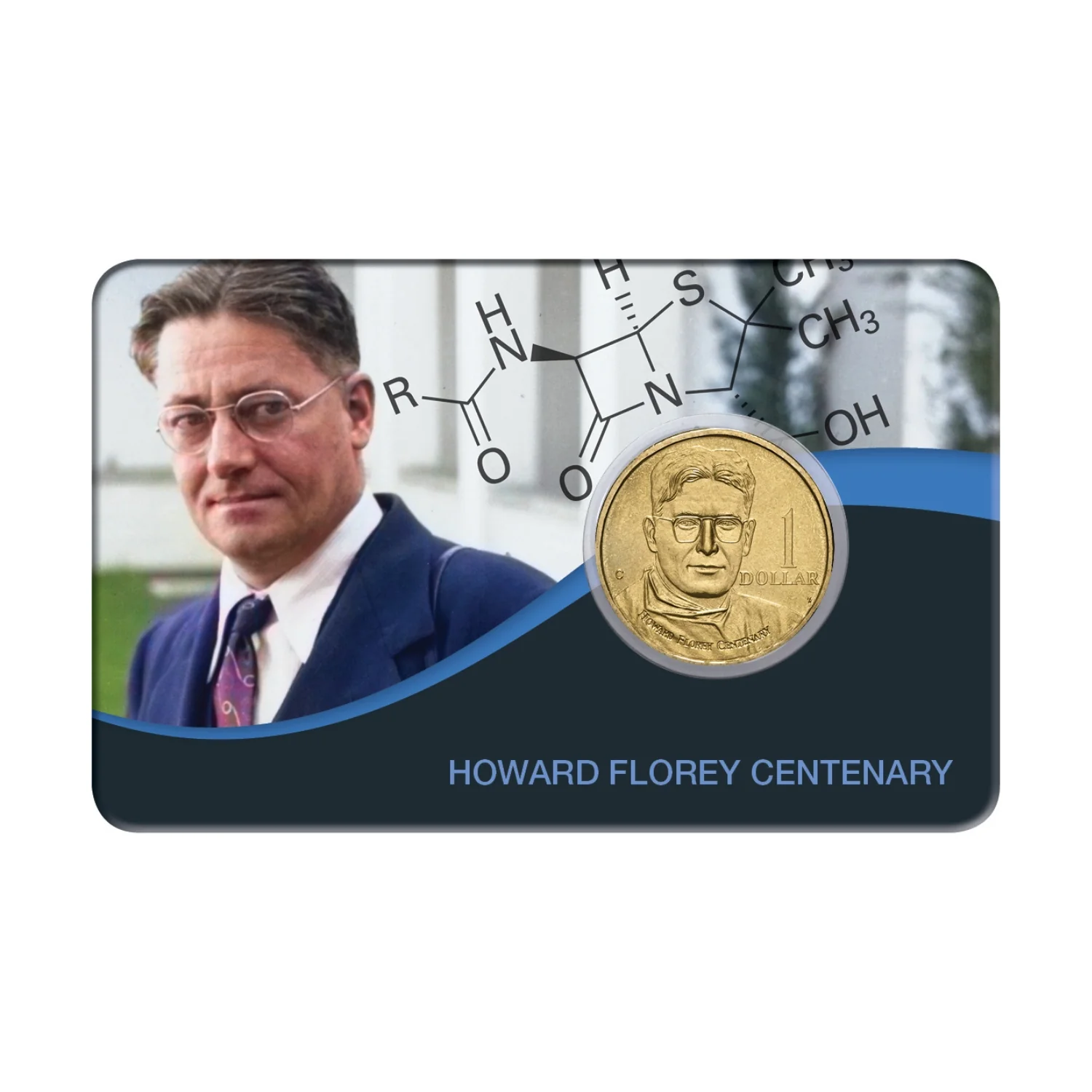 Australia Howard Florey 1998 $1 Aluminium-Bronze Uncirculated Coin Pack