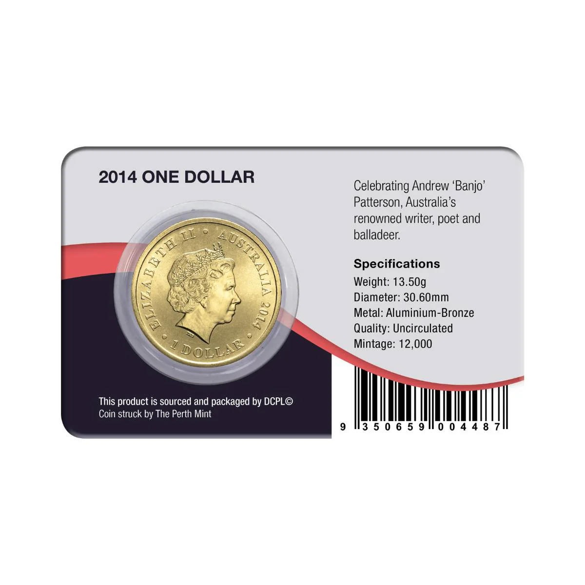 Banjo Paterson 2014 $1 Al-Br Coin Pack - Image 2