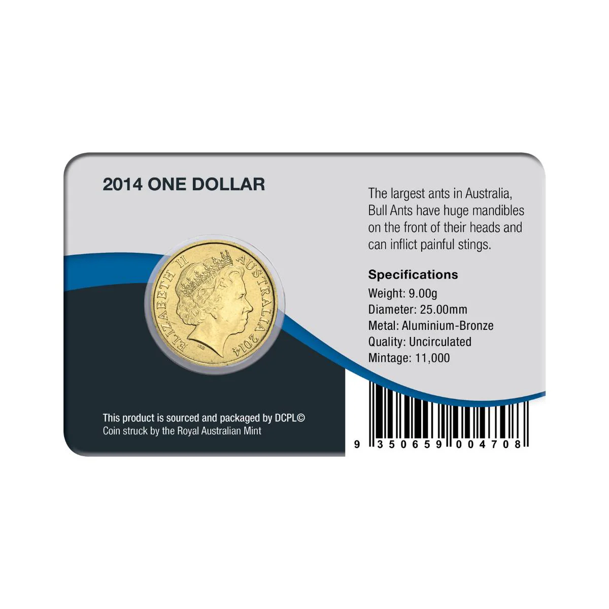 Bull Ant 2014 $1 Al-Br Coin Pack - Image 2