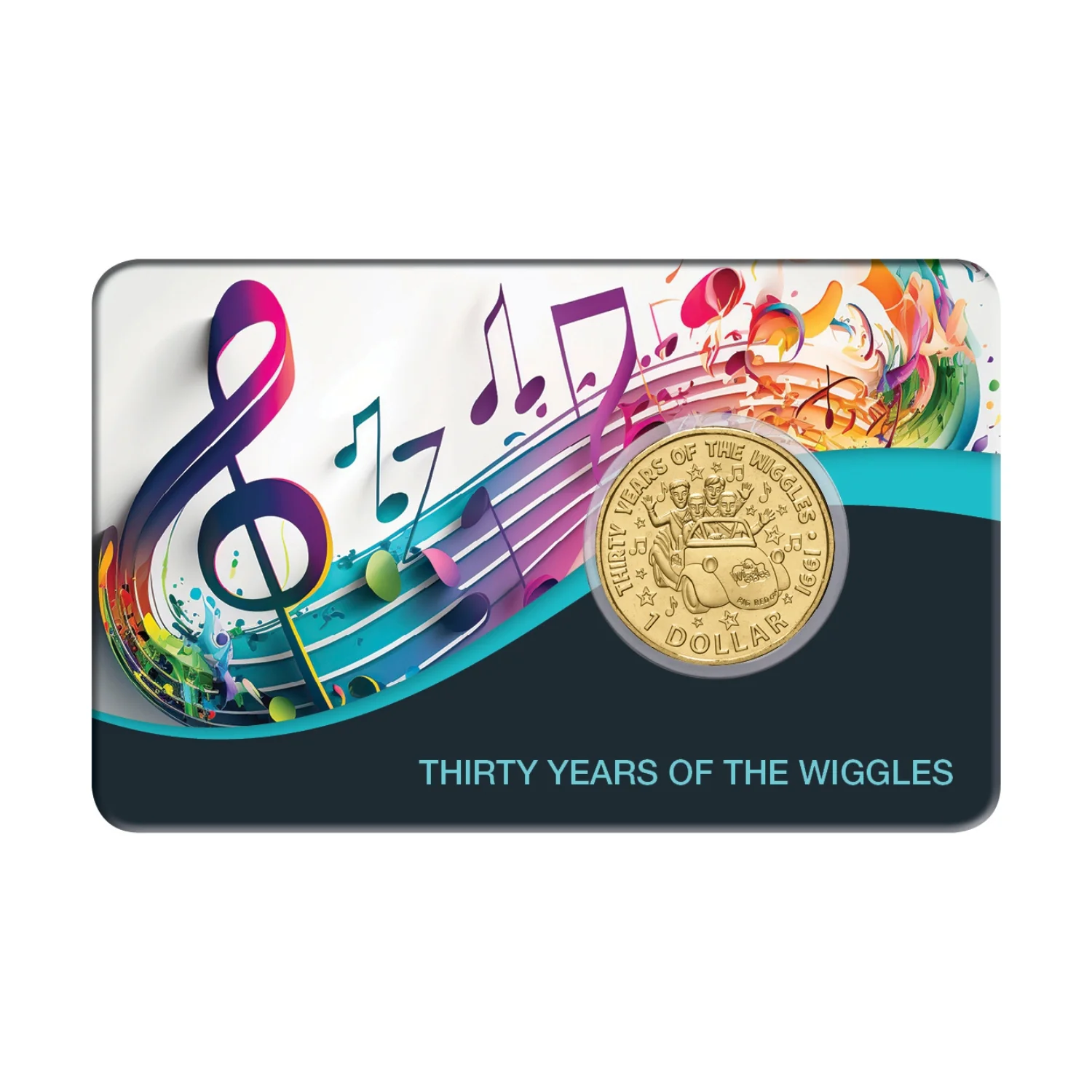 Australia Wiggles 30th Anniversary 2021 $1 Aluminium-Bronze Uncirculated Coin Pack