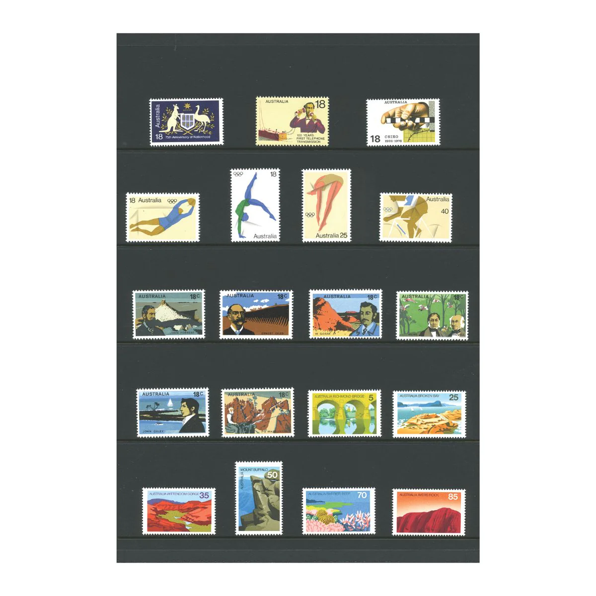 Australia 1976 Year Stamp Set - Image 2