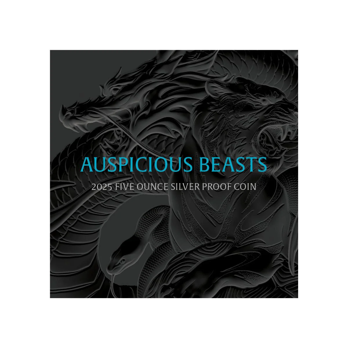 Auspicious Beasts 2025 $10 5oz Silver Proof Coin - Image 5