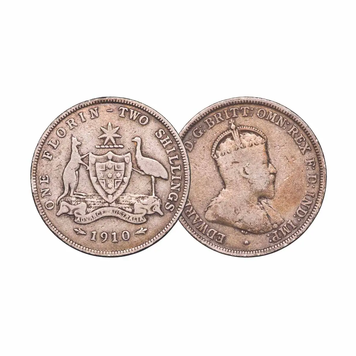Australia 1910-63 Florin Good-Uncirculated 55-Coin Collection - Image 2