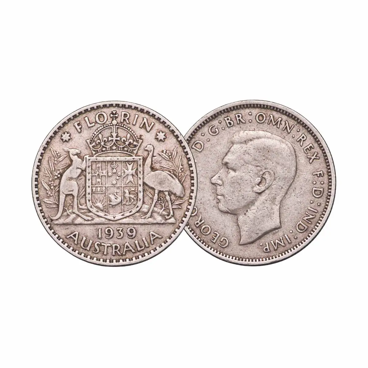 Australia 1910-63 Florin Good-Uncirculated 55-Coin Collection - Image 4