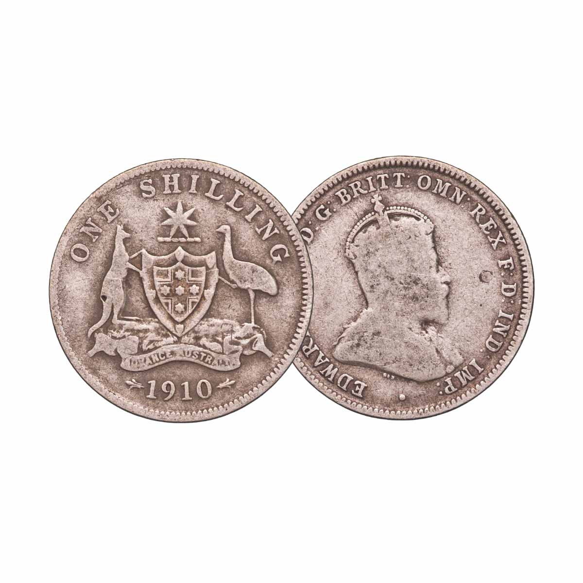 Australia 1910-63 Shilling Good-Uncirculated 49-Coin Collection - Image 2
