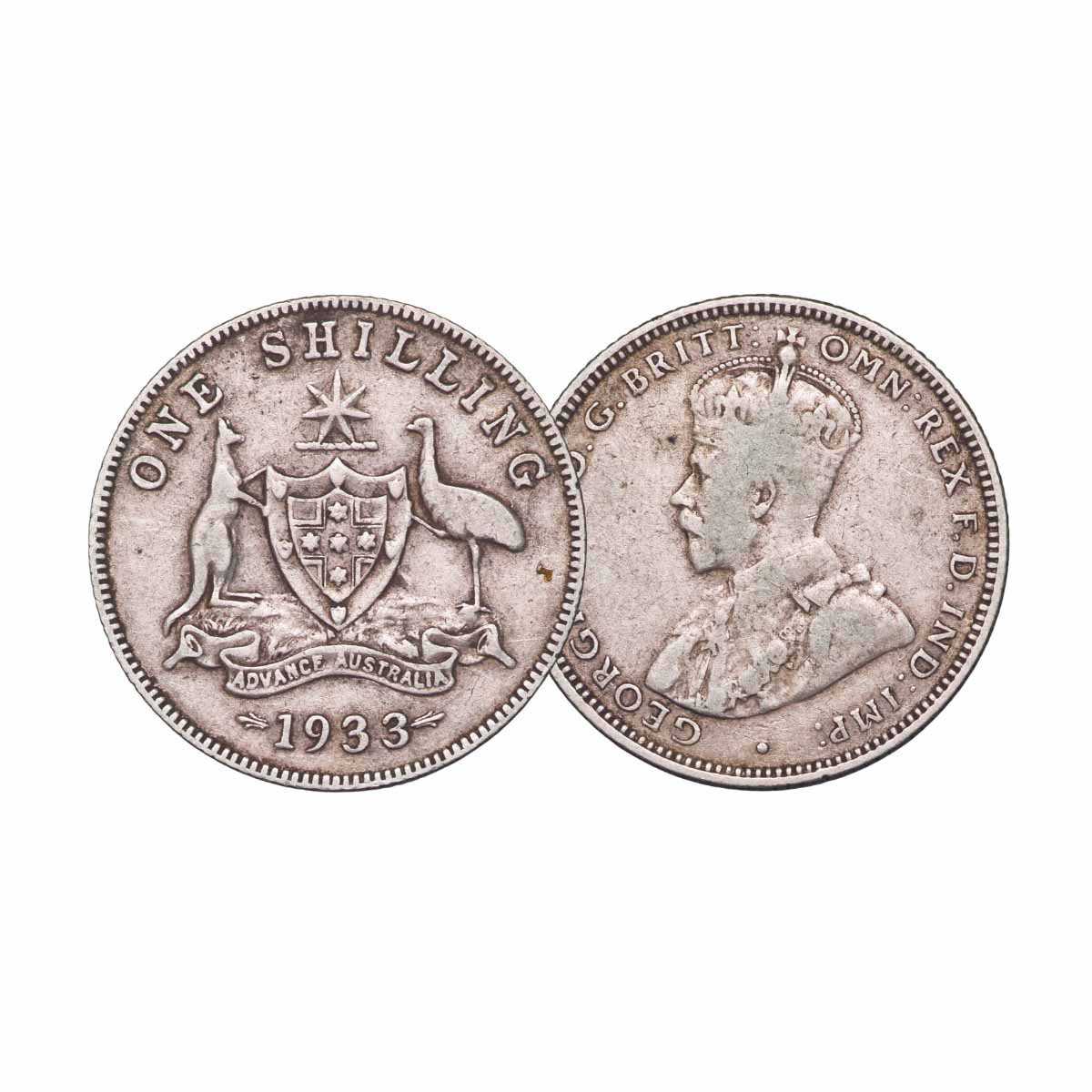 Australia 1910-63 Shilling Good-Uncirculated 49-Coin Collection - Image 3