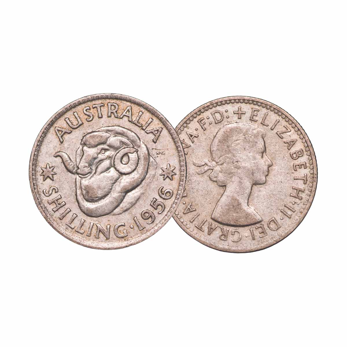 Australia 1910-63 Shilling Good-Uncirculated 49-Coin Collection - Image 5