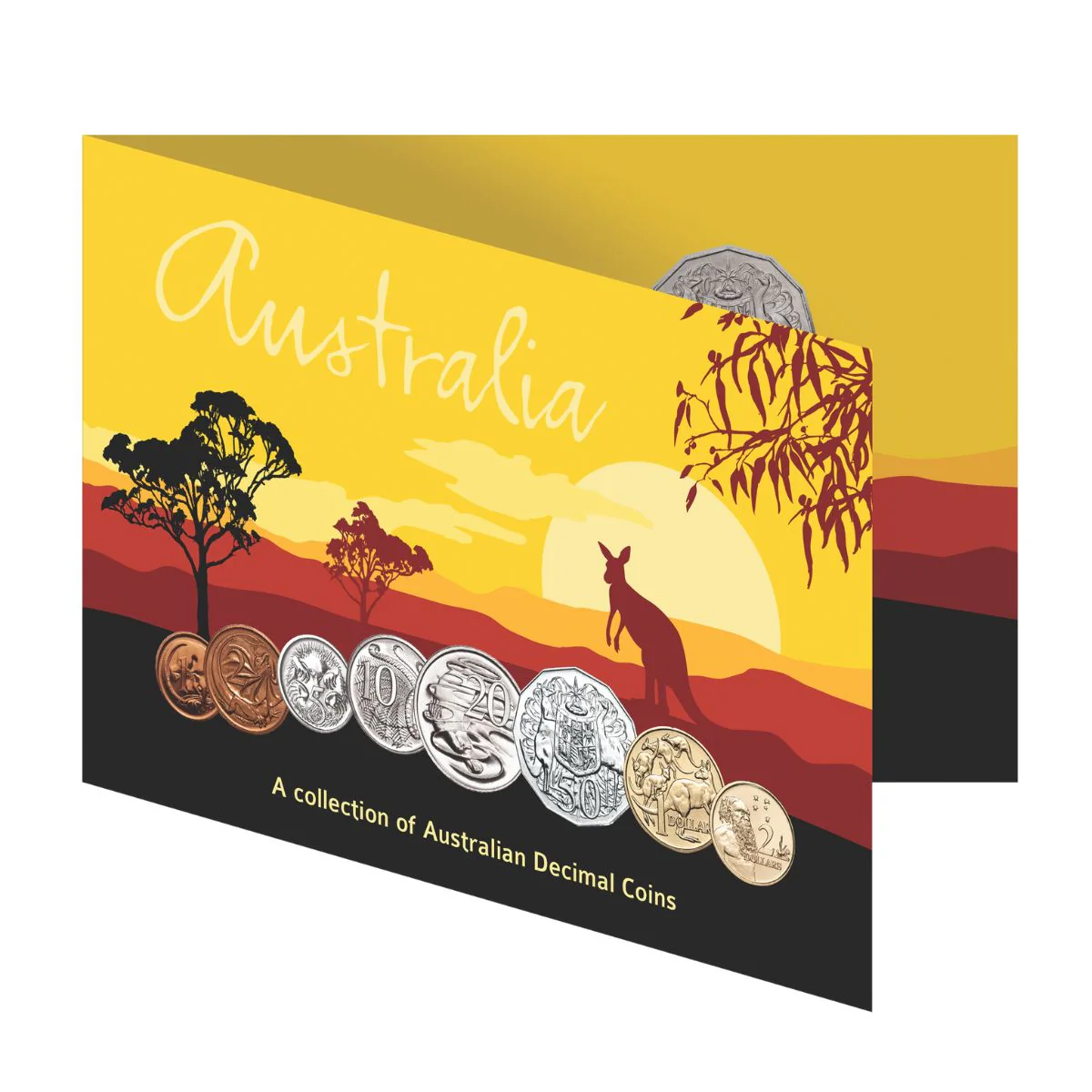 Australia 1c-$2 Decimal Type 8-Coin Set