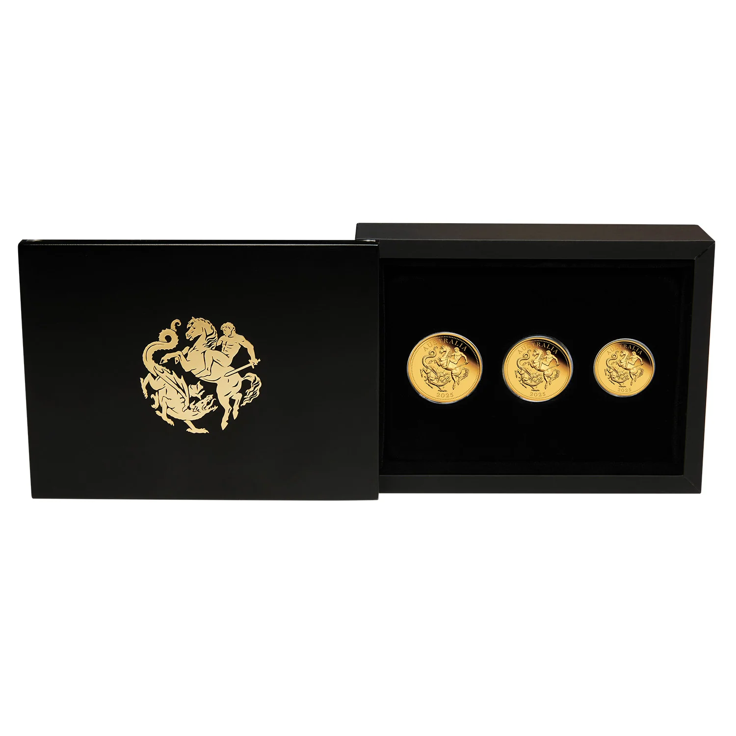 Australia 2025 Gold Sovereign 3-Coin Proof Set