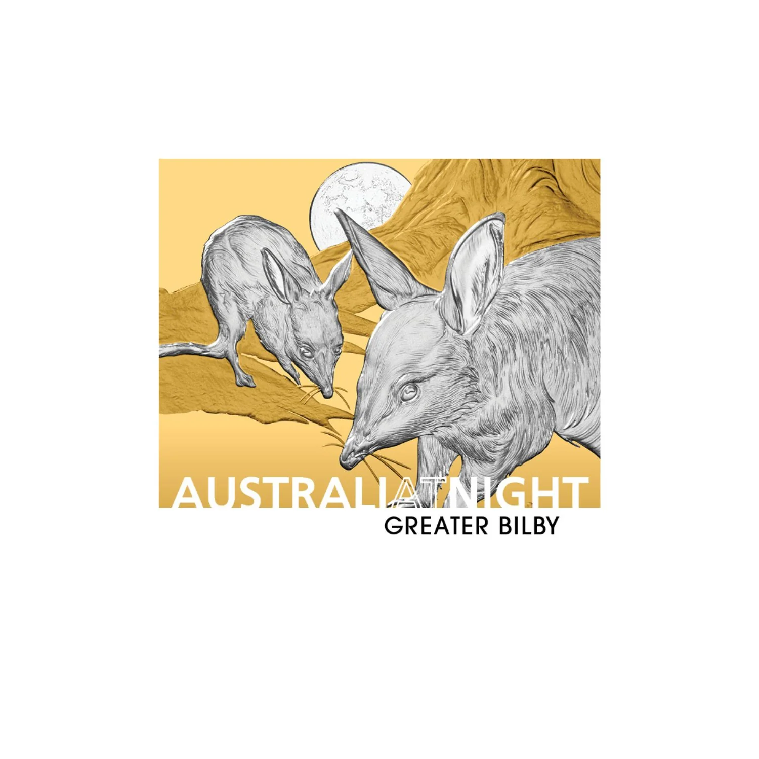 Australia at Night 2026 $100 Greater Bilby Platinum-plated 1oz Gold Proof Coin - Image 4