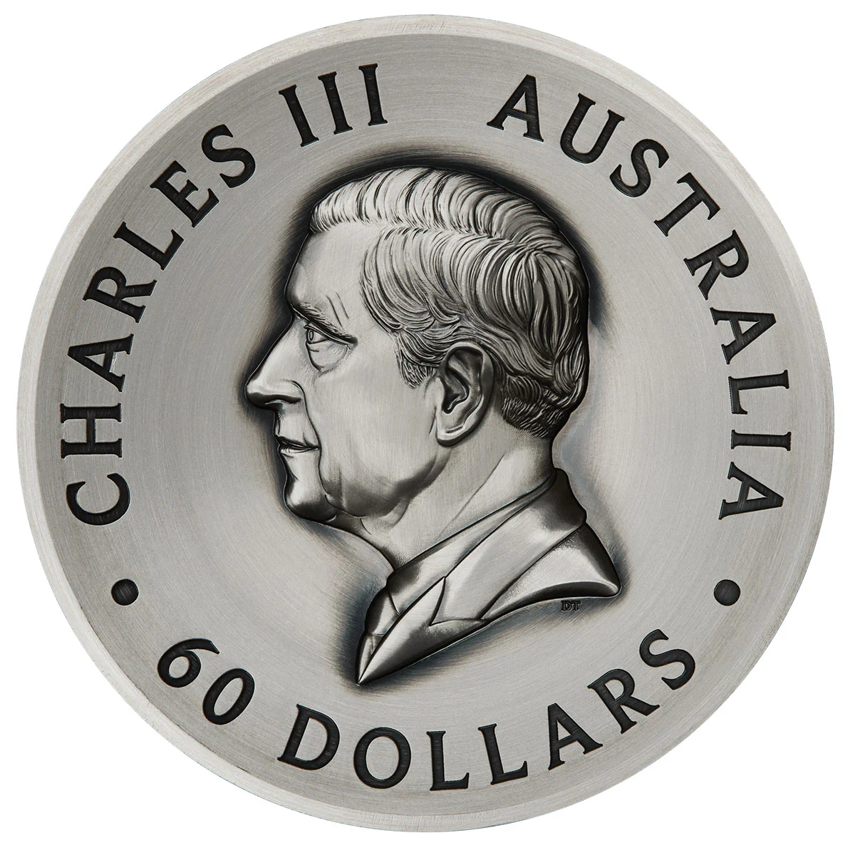 Australia Butterfly 2025 $60 2 Kilo Silver Antique Coin - Image 3