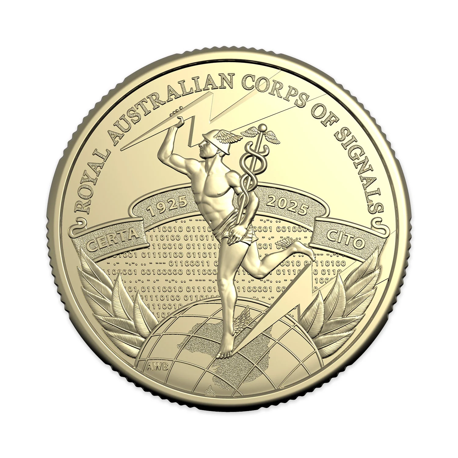 Australia Centenary of Royal Australian Corps of Signals 2025 $1 Stamp & Coin Cover - Image 2