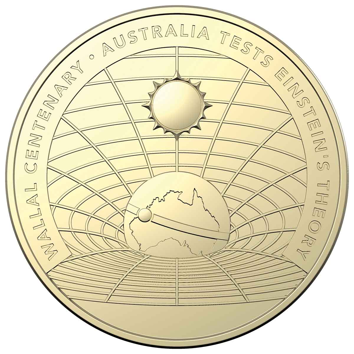 Australia Centenary of the Validation on Einstein’s Theory of Relativity 2022 $1 Uncirculated Coin - Image 3