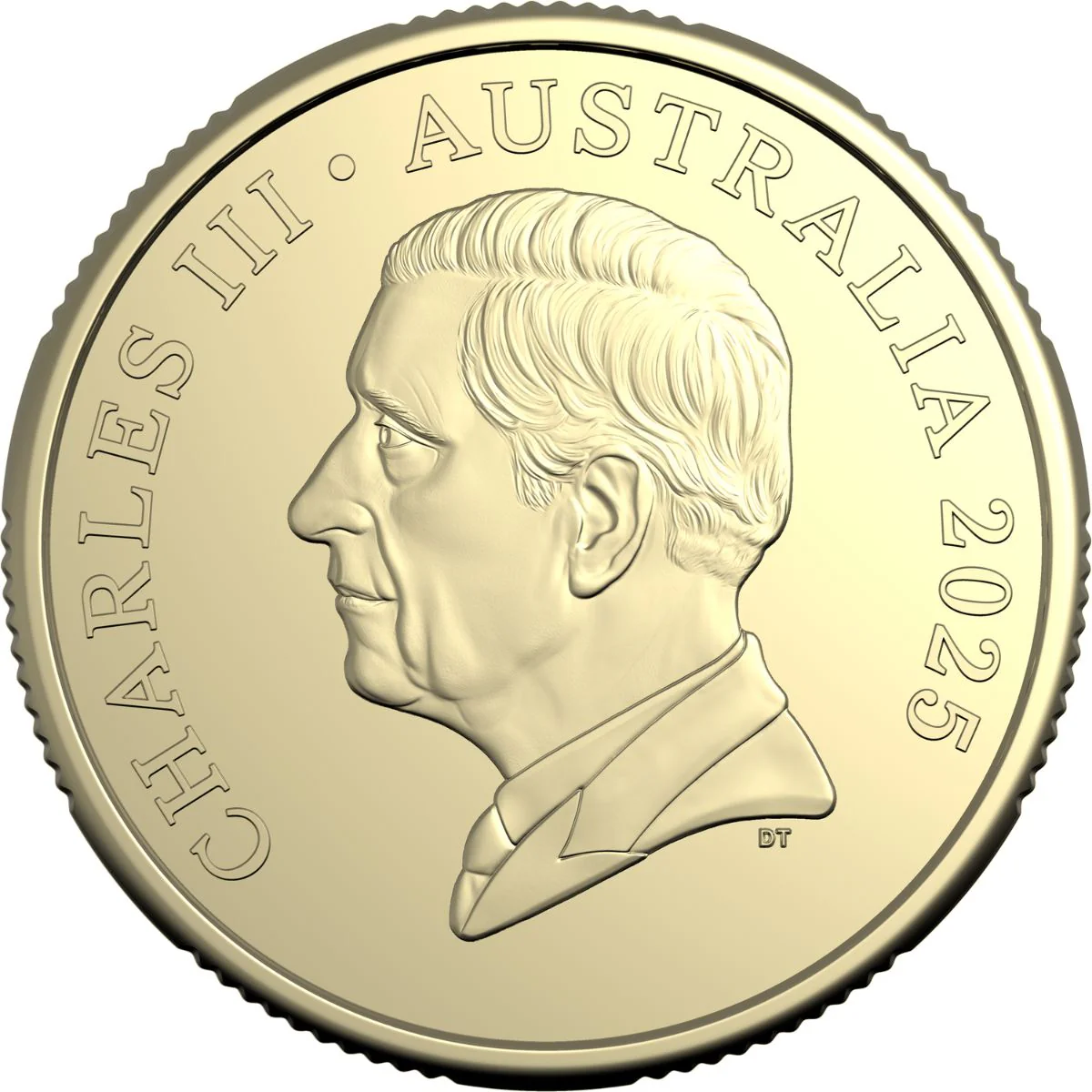 Australia Charles III 2025 $1 Aluminium-Bronze Uncirculated 20-Coin Heads/Heads or Tails/Tails RAM Mint Roll - Image 4