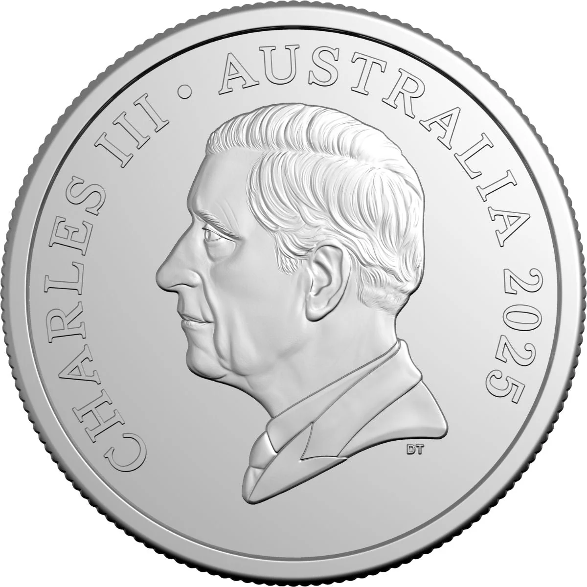 Australia Charles III 2025 5c Cupro-Nickel Uncirculated 40-Coin Heads/Heads or Tails/Tails RAM Mint Roll - Image 4