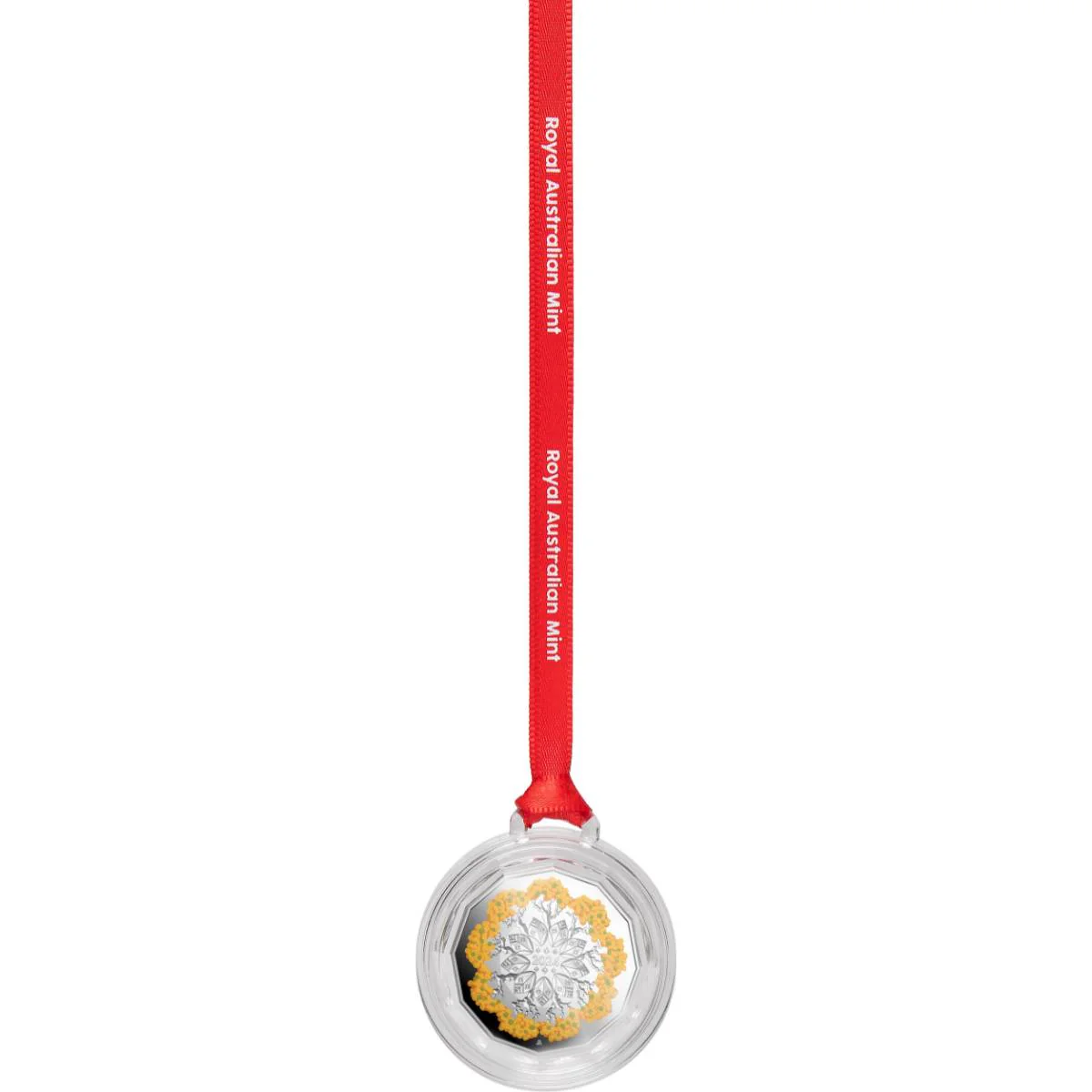 Australia Christmas Decoration 2024 50c Colour Silver Proof Coin - Image 3