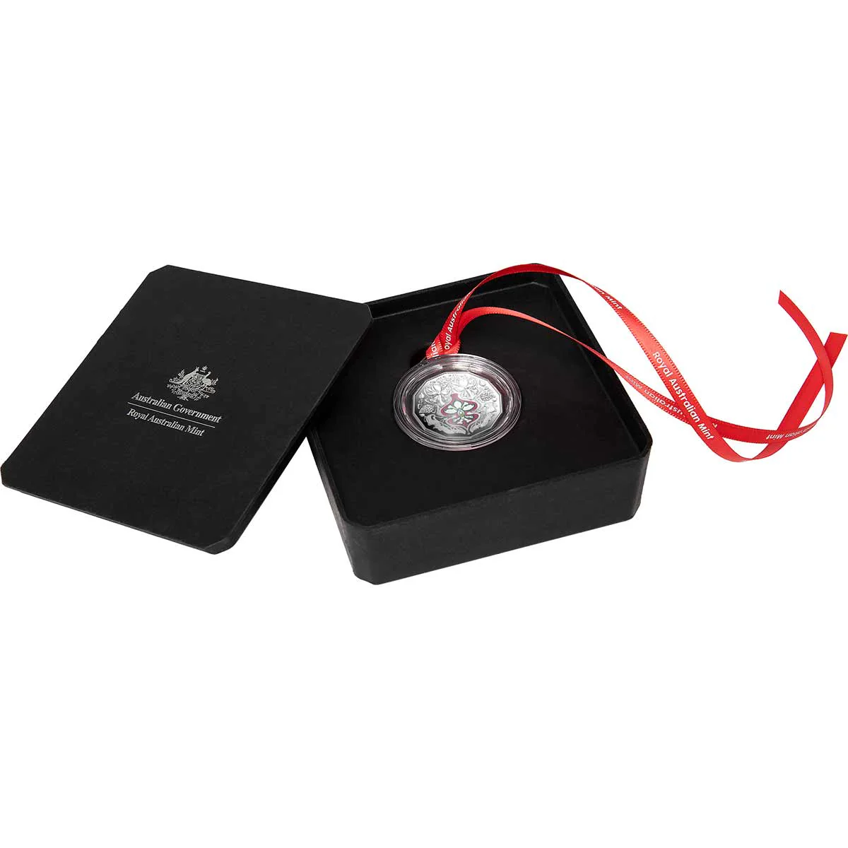 Australia Christmas Decoration 2025 50c Colour Silver Proof Coin - Image 2