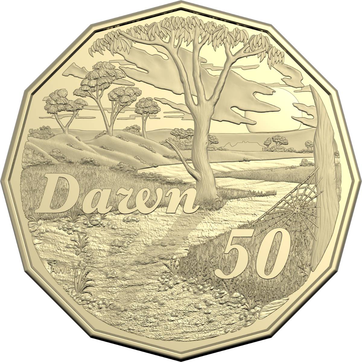 Australia Dorothea Mackellar - Dawn 2025 50c Uncirculated Coin - Image 2