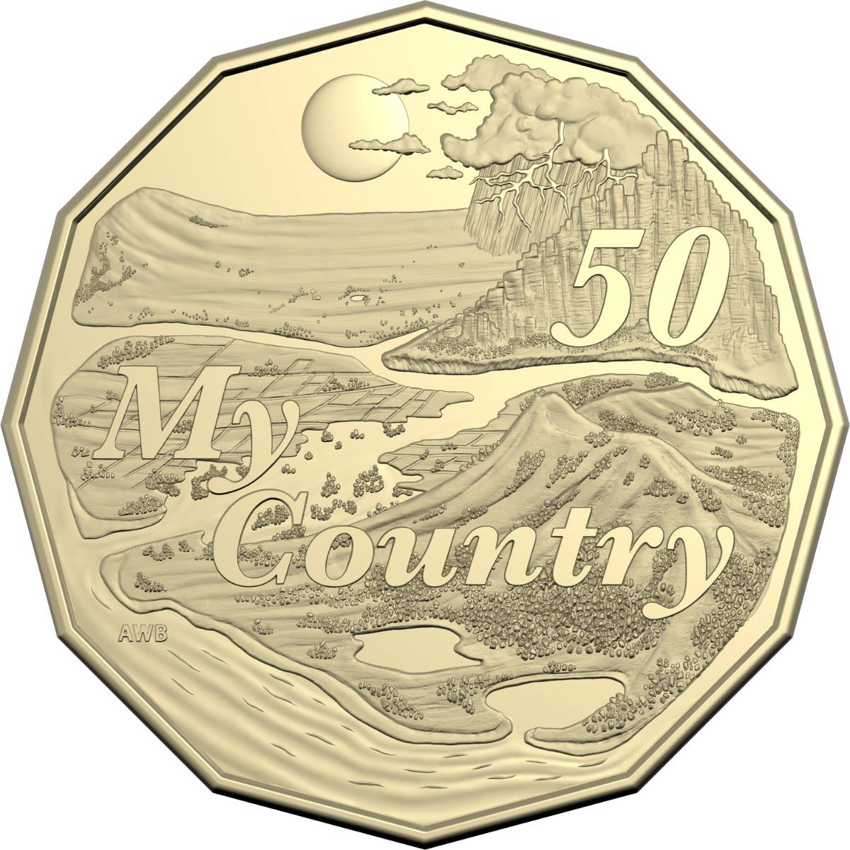 Australia Dorothea Mackellar - My Country 2025 50c Uncirculated Coin - Image 2