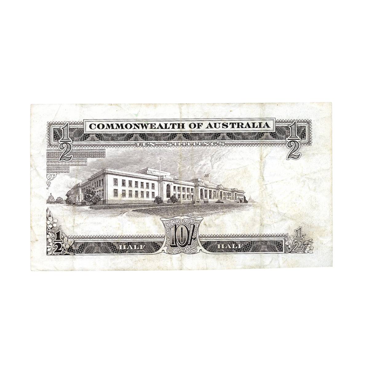 Australia Elizabeth II 1961 10/- R17 Commbs/Wilson Reserve Bank Fine-Very Fine - Image 2