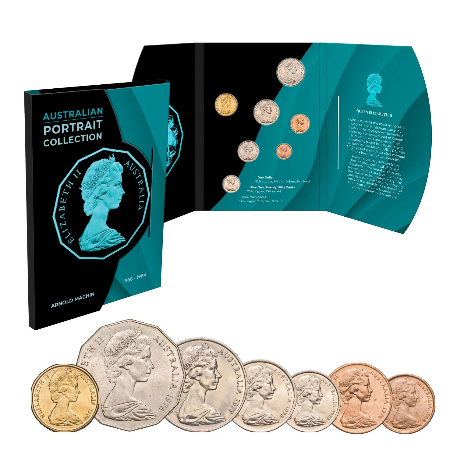 Australia Elizabeth II & Charles III 1953-2026 Portraits Collection 39-Coin Bundle - Image 3