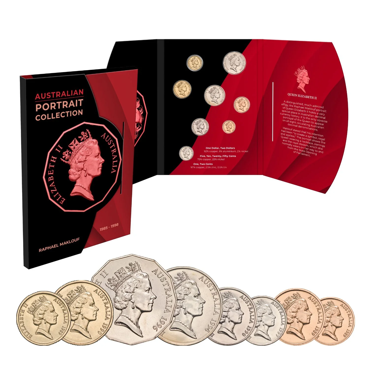 Australia Elizabeth II & Charles III 1953-2026 Portraits Collection 39-Coin Bundle - Image 4