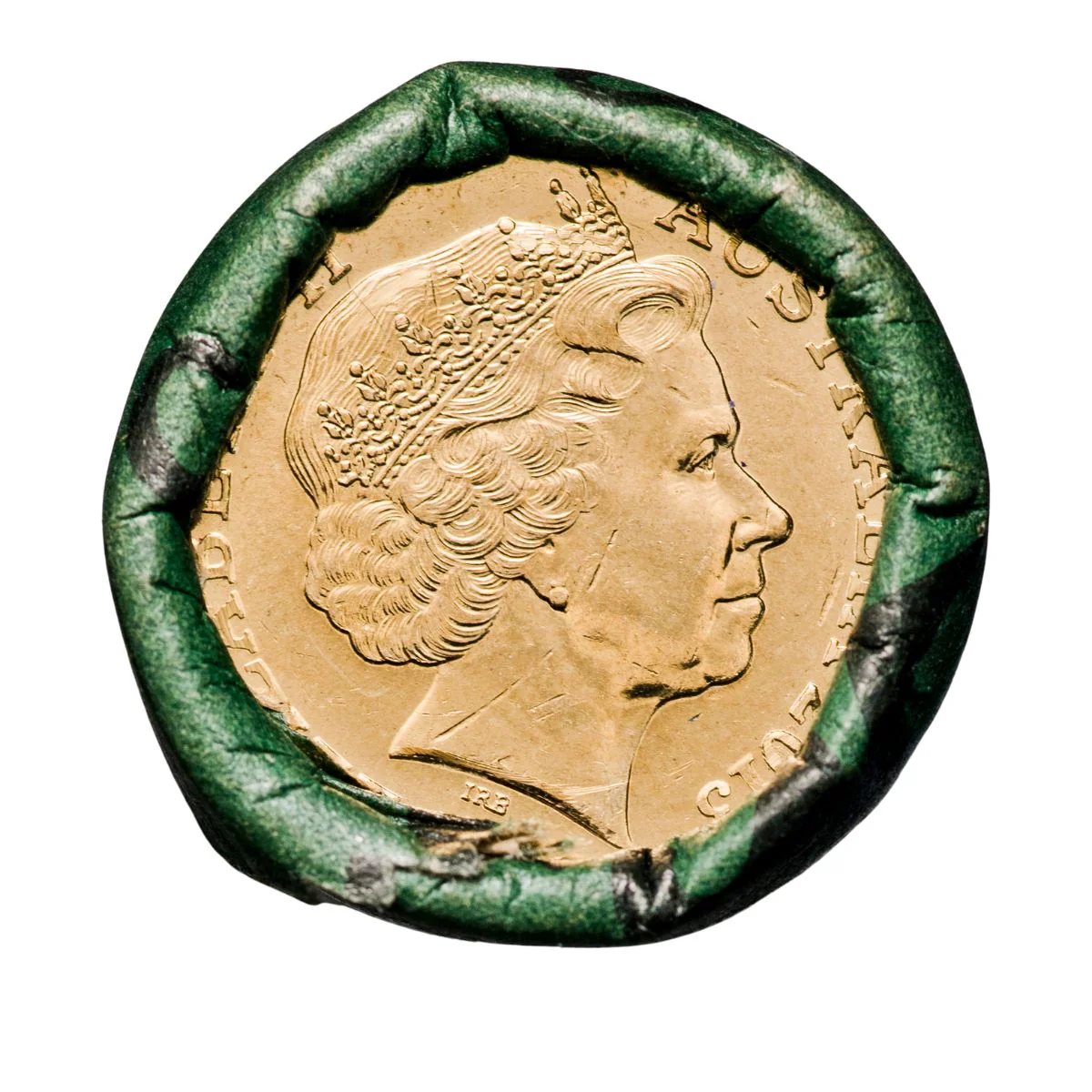 Australia Elizabeth II Coronation 60th Anniversary 2013 $2 Aluminium-Bronze Uncirculated 25-Coin Chubb Roll - Image 3