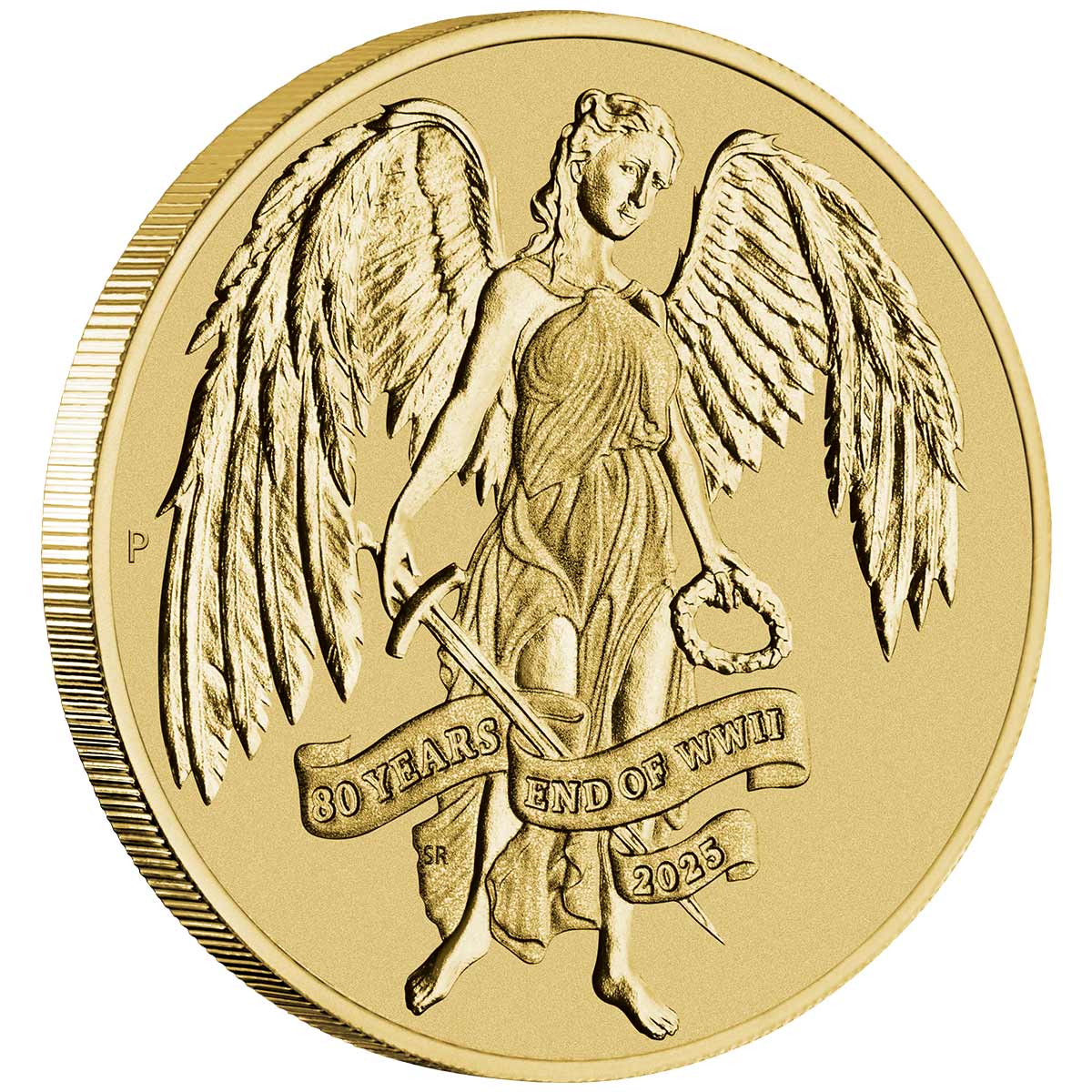 Australia End of WWII 80th Anniversary 2025 $1 Winged Victory 1oz Al-Br Stamp & Coin Cover - Image 2